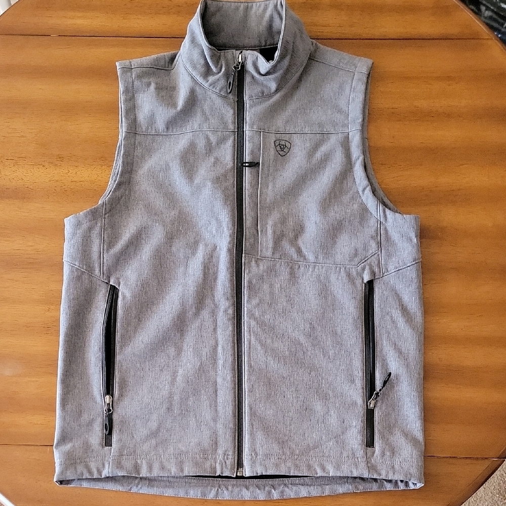 Ariat Men's Charcoal Softshell Vest